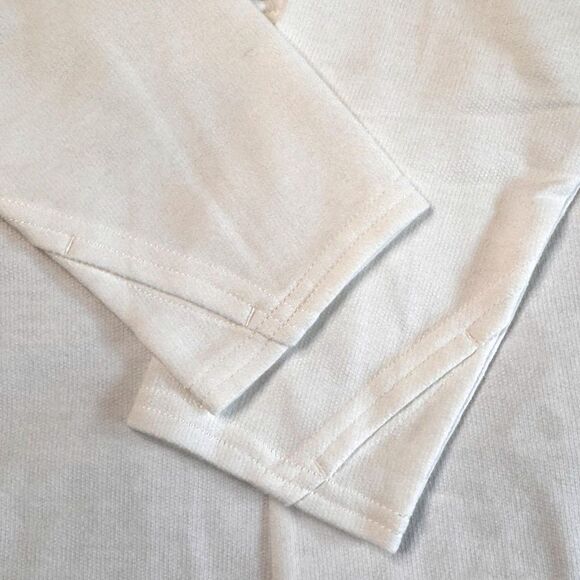 NWT Soybu Unity Pullover, Small, White Crossback Strappy Open Back Long Sleeves - Picture 4 of 12